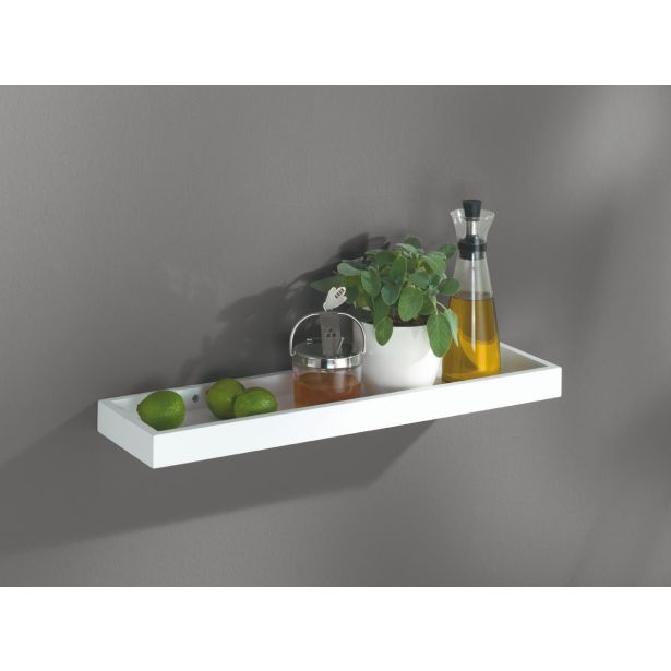 LESENA POLICA LOGGIA BELA 600X150X40 MM