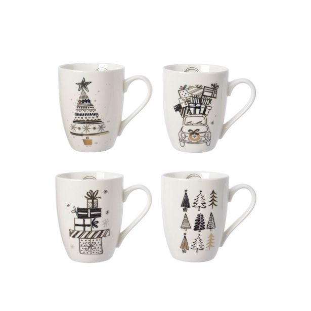 LONČEK CRISTMAS 8X12X11CM SORTIRANO