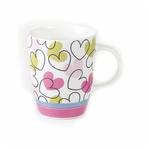 LONČEK TCC 280 ML GC06345A SRČEK ROZA