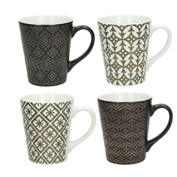 LONČEK TOGNANA 350 ML RELIEF GOLD RAZLIČNI VZORCI