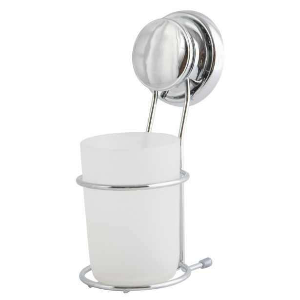 KOPALNIŠKA GALANTERIJA MSV LONČEK V DRŽALU ŽICA VAKUM KROM 8X11X19 CM