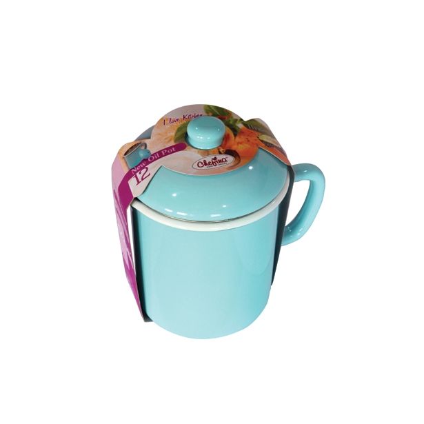 LONEC 12 CM 1.1 L S CEDILOM IN EMAJL POKROVOM