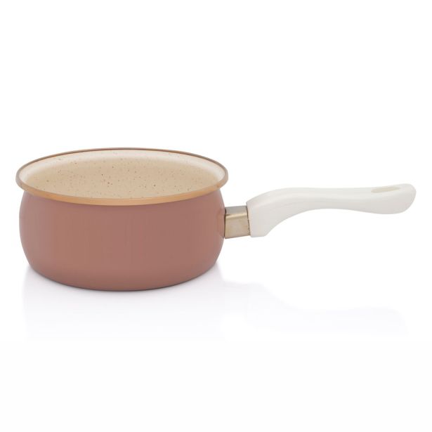 LONEC / KOZICA METALAC 16 CM 1.5 L MOKA NIZKA Z ROČAJEM