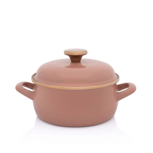 LONEC / KOZICA METALAC 18 CM 2.4 L MOKA NIZKA S POKROVOM