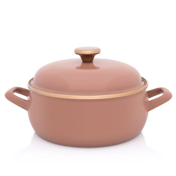 LONEC / KOZICA METALAC 22 CM 3.8 L MOKA NIZKA S POKROVOM