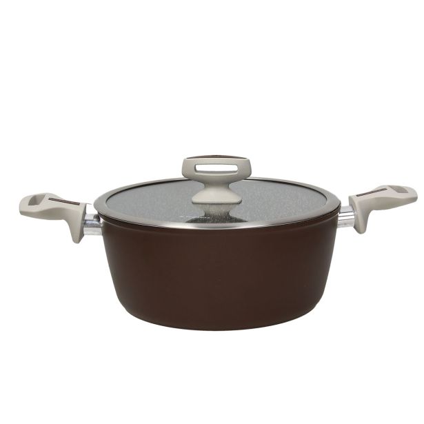 KOZICA TOGNANA 24 CM PEARLBROWN STONE S POKROVOM