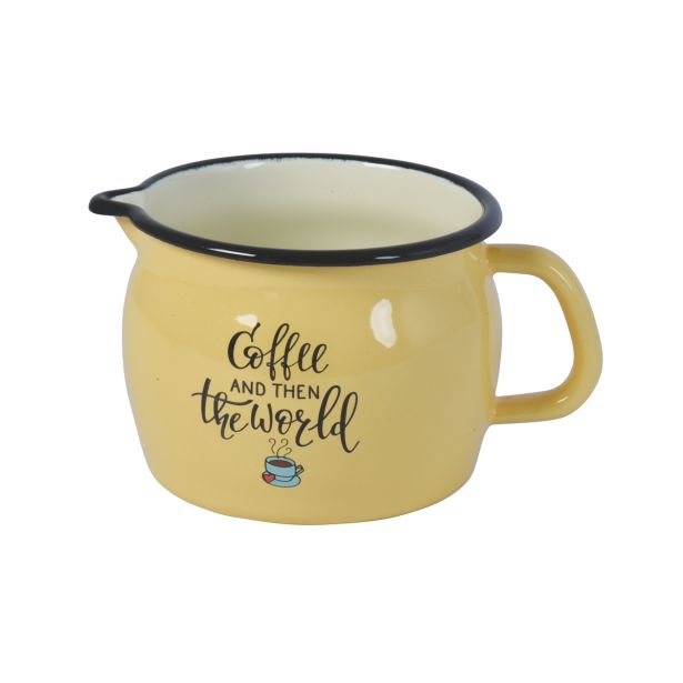 LONEC METALAC 12 CM 1.2 L COFFEE RUMEN TREBUŠAST S KLJUNOM