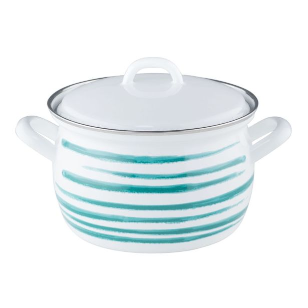 LONEC / KOZICA RIESS LONEC 1.5 L 16 CM S POKROVOM ZELENI PLAMEN