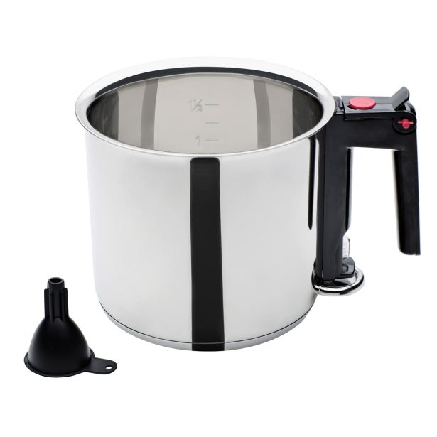 POSODA ZA TOPLE NAPITKE GSW LONEC ZA MLEKO 16 CM 1.5 L Z DVOJNIM DNOM