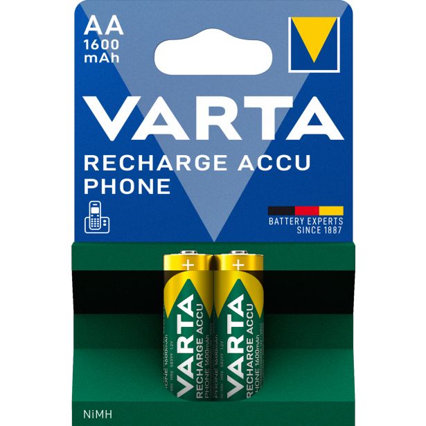 POLNILNI BATER.VLOŽEK VARTA LR06 1600MAH AAA 2/1