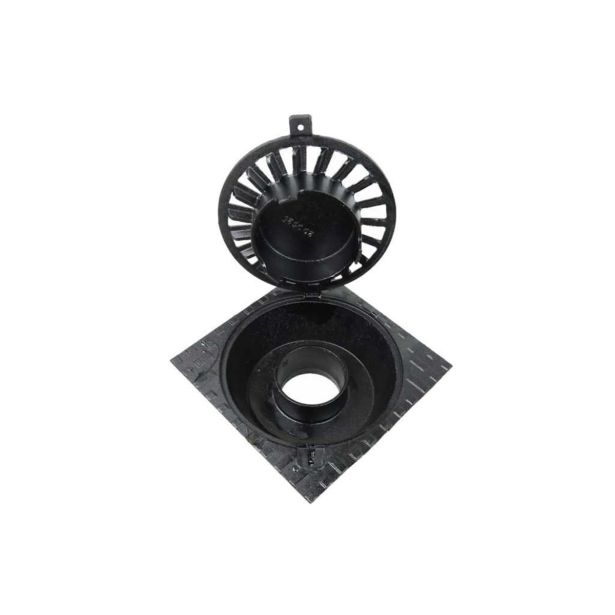 LTŽ TALNI SIFON 2PR-PRO DIMENZIJE 300X300MM S PROTIZDRSNO DESIGN REŠETKO, IZTOK DN110,OBREM.RAZ.M125