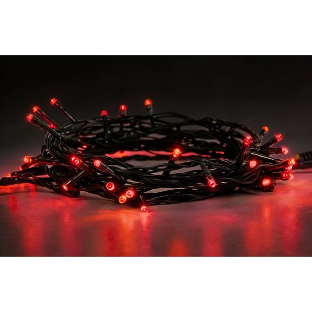 LUČKE 208 LED, RDEČE, Z 10.4 M, 8 FUNKCIJ
