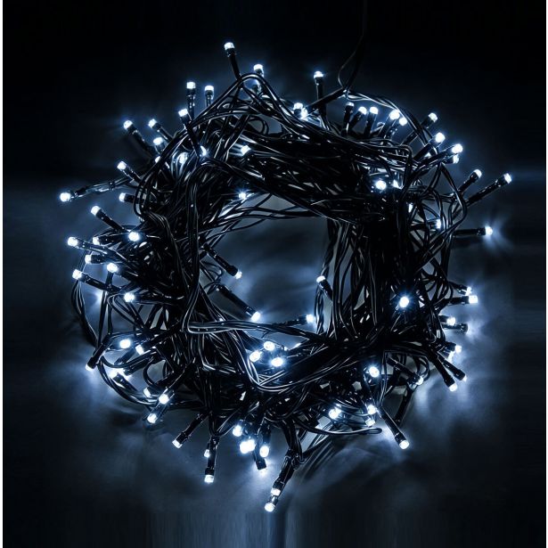 LUČKE 320 LED, HLADNO BELE, Č 16 M, 8 FUNKCIJ