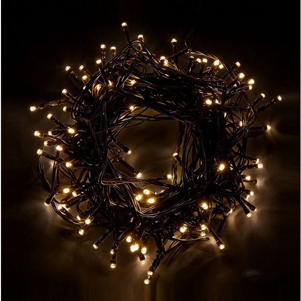 LUČKE 320 LED, TOPLO BELE, Č 16 M, 8 FUNKCIJ