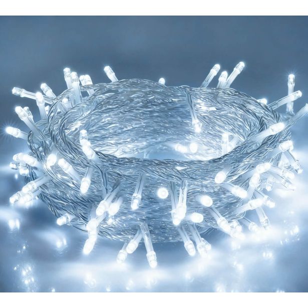 LUČKE 420 LED, HLADNO BELE, T 21 M, 8 FUNKCIJ