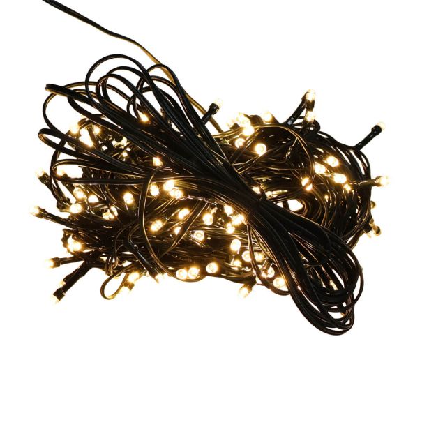 LUČKE 640 LED, TOPLO BELA, Z 32 M, 8 FUNKCIJ
