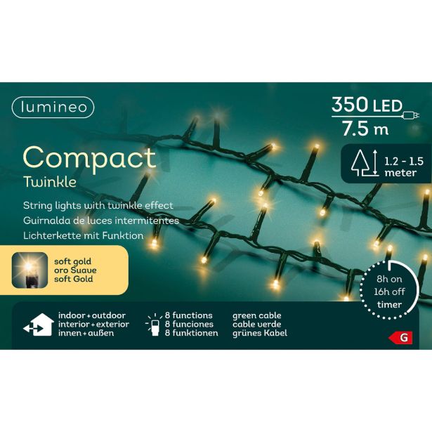 LUČKE DECORIS COMPACT 350L ŠAMPANJEC Z 750 CM, 8 FUNK., UTRIP.