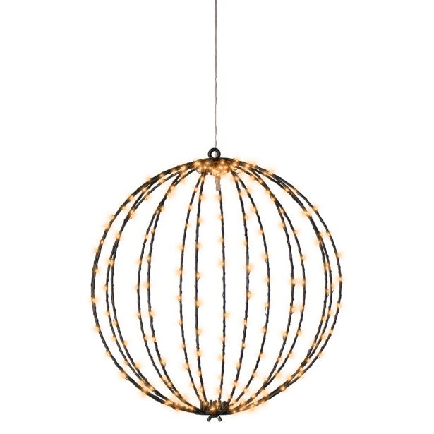 LUČKE DECORIS KROGLA KOVINSKA FI 38 CM LED 240 L