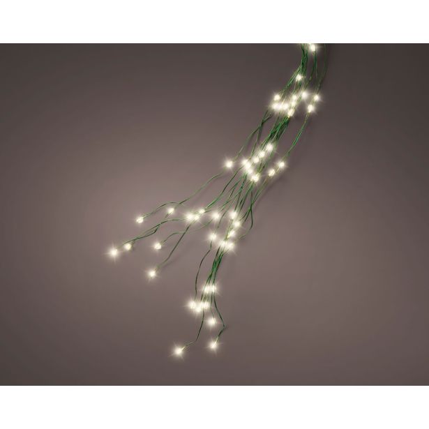 LUČKE DECORIS MICRO 672 LED LUČK, Z TOPLO BELE 210 CM