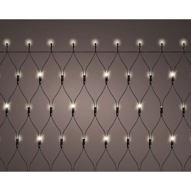 LUČKE DECORIS MREŽA 192L, TOPLO BELA Č 180X85 CM