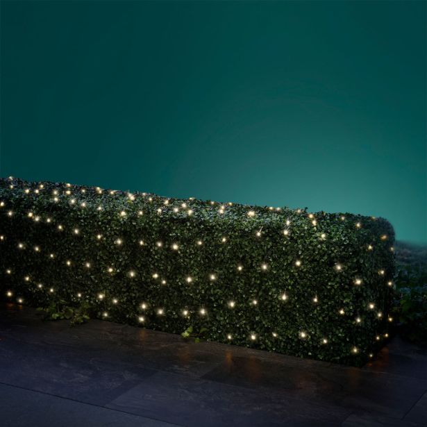 LUČKE DECORIS MREŽA 192L, TOPLO BELA Č 180X85 CM