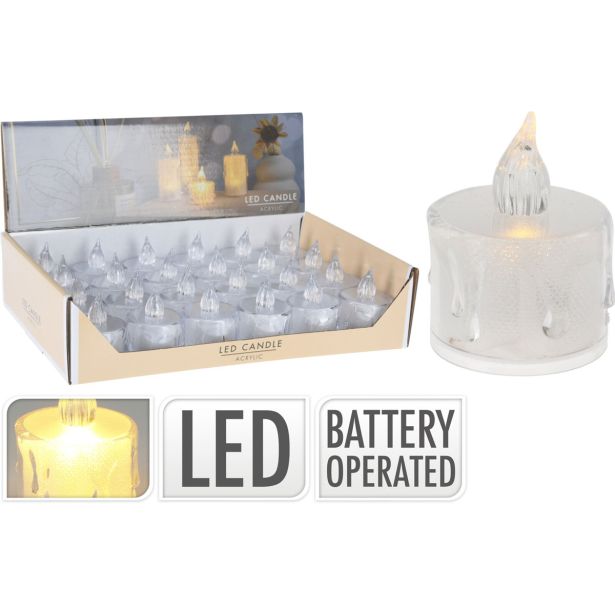 LUČKE EH UMETNA SVEČKA Z LED LUČKO