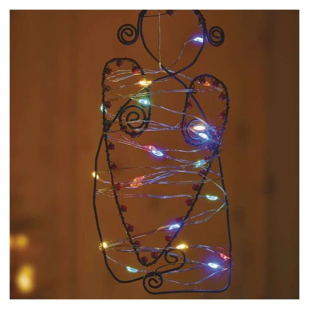 LUČKE EMOS LED NANO 1.9M VEČBARVNA NOTRANJE, ČASOVNIK