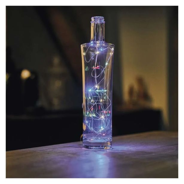 LUČKE EMOS LED NANO 1.9M VEČBARVNA NOTRANJE, ČASOVNIK
