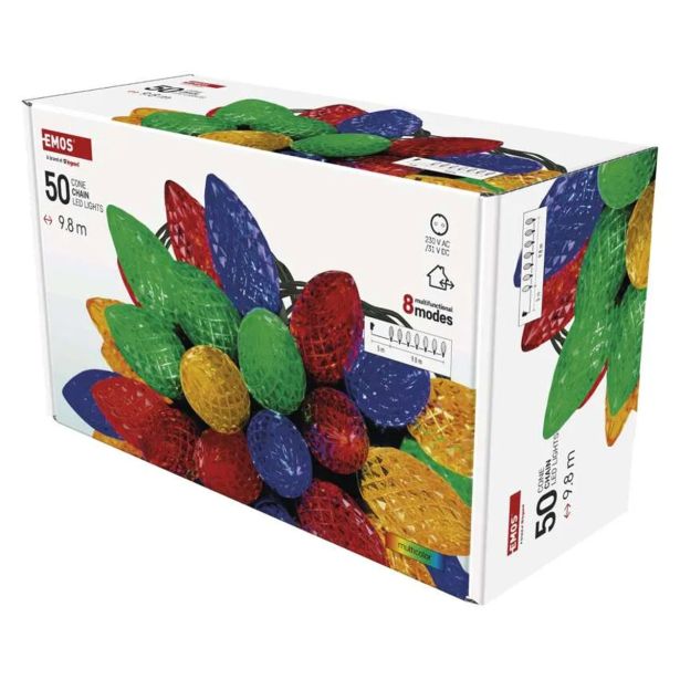 LUČKE EMOS LED STORŽKI 9.8M ZUN/NOT MULTICOLOR