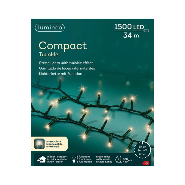 LUČKE LUMINEO COMPACT 1500L, TOPL.BEL Z 3400 CM, 8 FUNK., UTRIP.