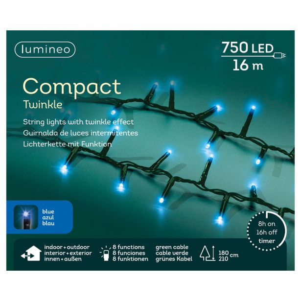 LUČKE LUMINEO COMPACT 750L, MODRE Z 1600 CM, 8 FUNK., UTRIP.