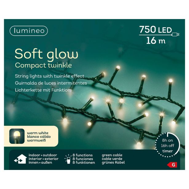 LUČKE LUMINEO COMPACT S 750L, TOP BEL Z 1600 CM, 8 FUNK., UTRIP.