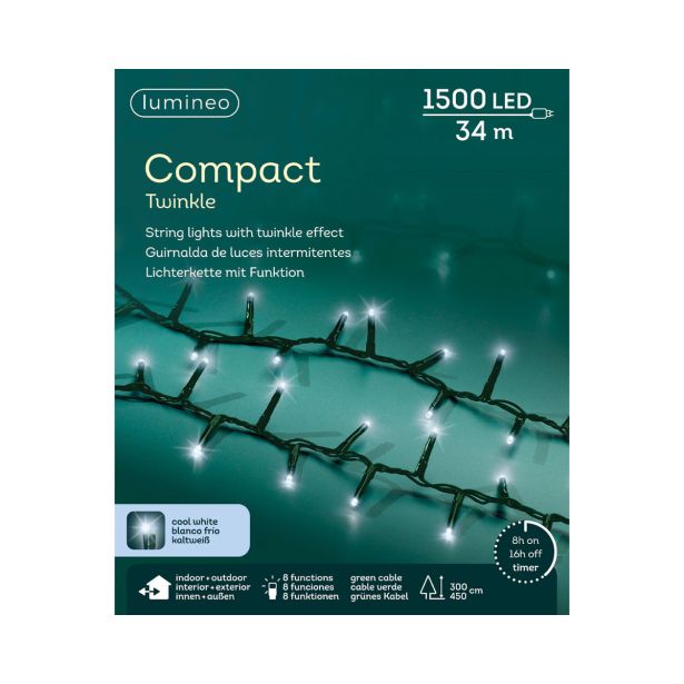 LUČKE LUMINEO COMPACT 1500L, HLAD.BEL Z 3400 CM, 8 FUNK., UTRIP.