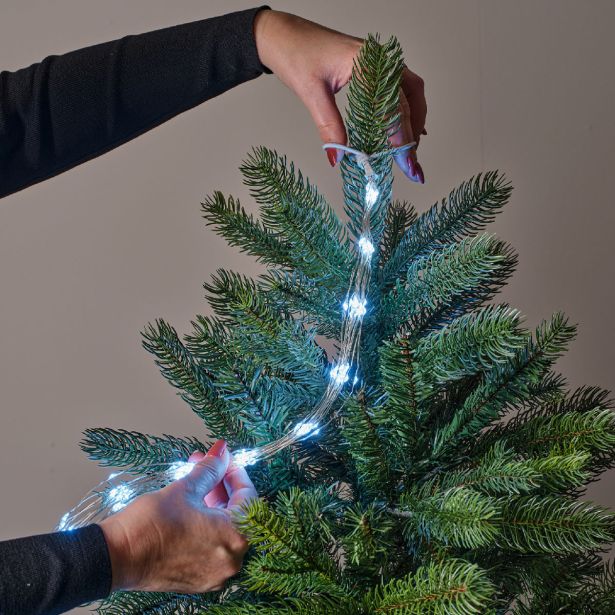 LUČKE LUMINEO MICRO LED 180 CM HLADNO BELE ZUNANJE