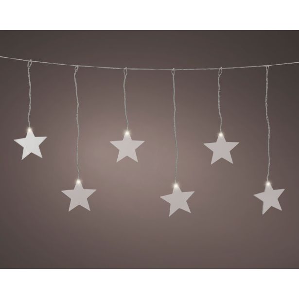 LUČKE LUMINEO OKENSKE TOPLO BELE 105 CM ZVEZDE IP20