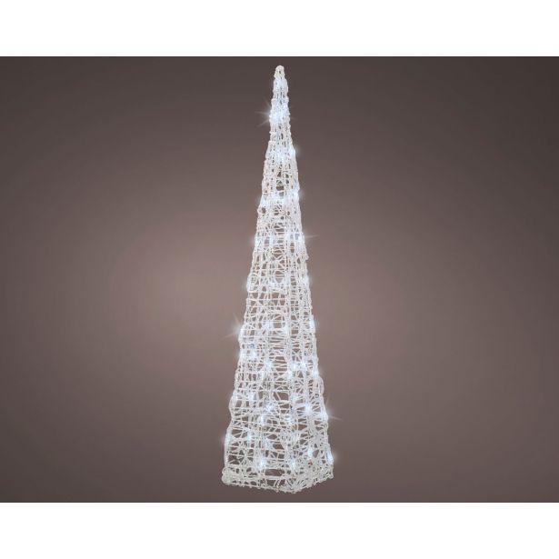LUČKE LUMINEO PIRAMIDA Z LED LUČKAMI BELA, HLADNE BARVE