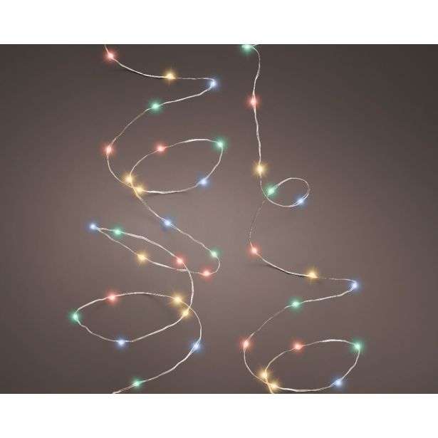 LUČKE LUMINEO STRING VEČBARVNE 4.95 M 100 LUČK IP44 8 FUNKCIJ