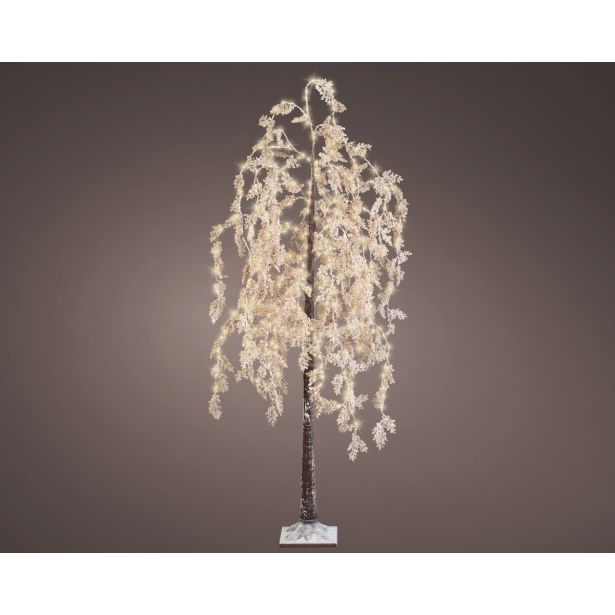 LUČKE LUMINEO VRBA 600 TOPLO BELIH LUČK 210 CM BELO CVETJE