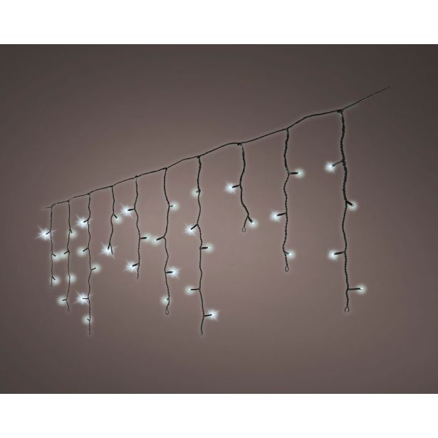 LUČKE LUMINEO ZAVESA 119L HLADNO BEL Č 500 CM 8 FUNK., UTRIP.