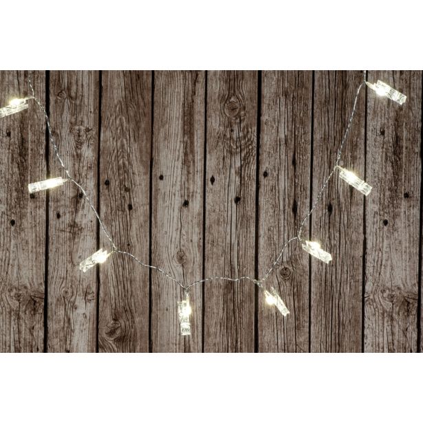 LUČKE MQ 20 LED ŠČIPALK BELE BARVE