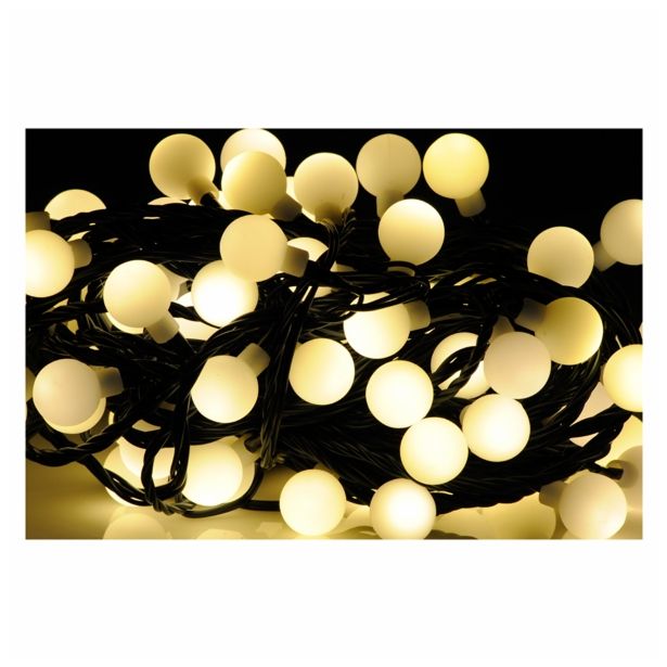 LUČKE MQ 80 LED 2 CM KROGLICE BELE