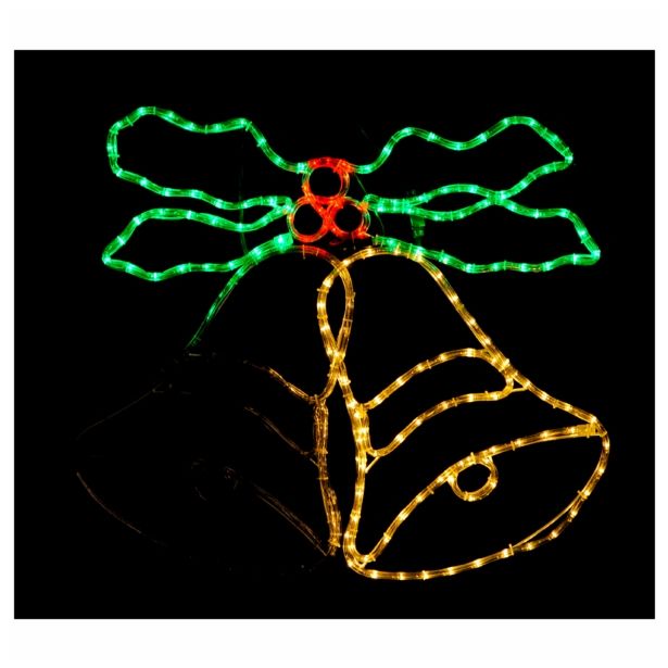 LUČKE MQ DVOJNI LED ZVONEC 83X73 CM(V) EFEKT ZVONJENJA