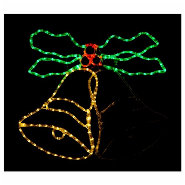 LUČKE MQ DVOJNI LED ZVONEC 83X73 CM(V) EFEKT ZVONJENJA
