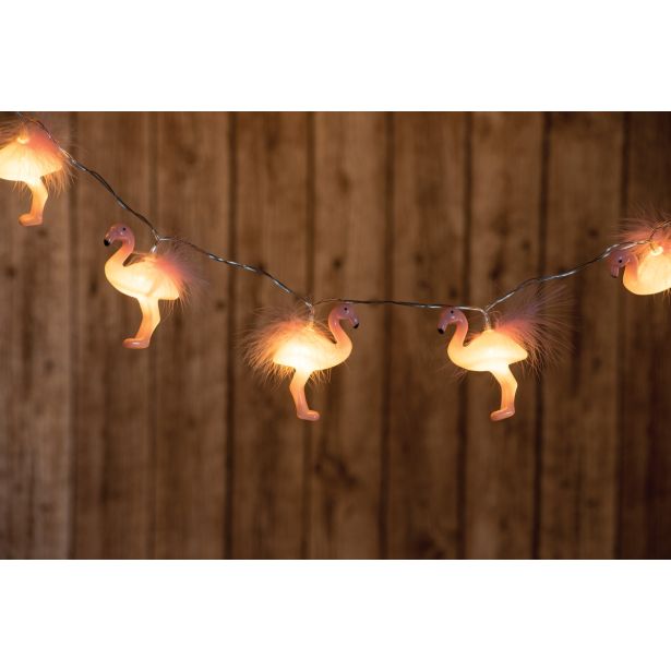 LUČKE MQ FLAMINGOTI 20 LED TOPLO BELE