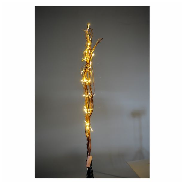 LUČKE MQ VRBOVE VEJE RJAVE 100 CM TOPLO BELE 30 LED