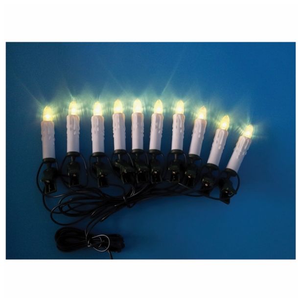 LUČKE UNICOM 10 LED SVEČ TOPLA BELA