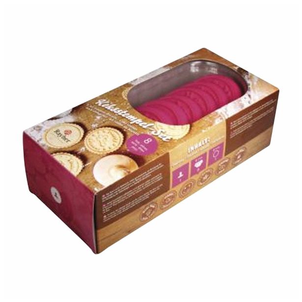 LUKNJAČ,ŠTAMPILJKA,ŠABLON RAYHER ŠTAMPILJKE ZA SLAŠČICE 8 KOSOV