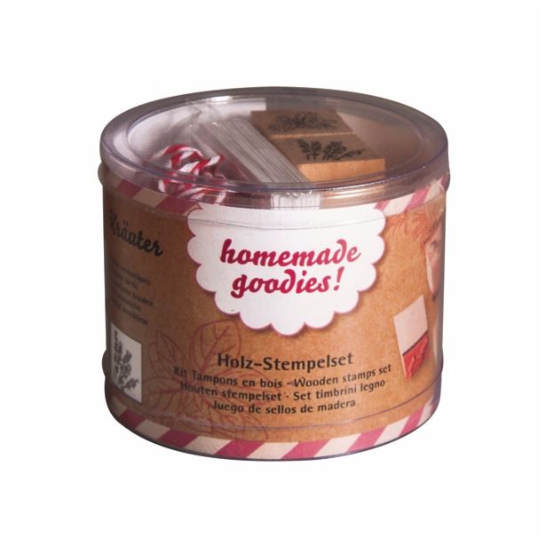 ŠTAMPILJKA RAYHER ZELIŠČA 5 KOS 2 X 2X 2.5 CM