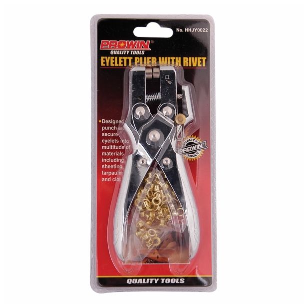 LUKNJAČI ZA USNJE PROWIN KLEŠČE Z OBROČKI