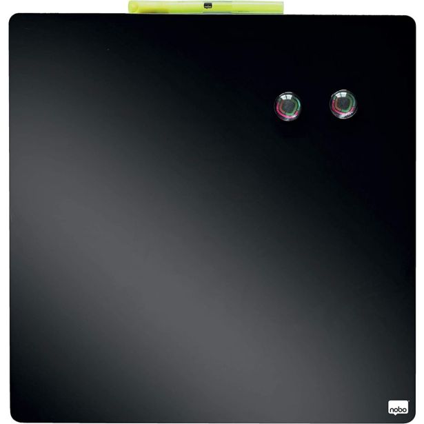 MAGNETNA TABLA NOBO TABLE QUARTER 36X36 CM ČRNA 1903774